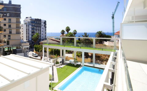 Calpe Beach i: Proprietà, Appartamento, Costruzione, Immobiliare, Condominio, Casa, Ricorrere, Vacanza, Piscina, Architettura