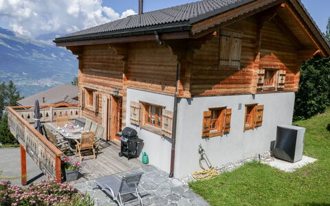 Nendaz 635: Proprietà, Casa, Costruzione, Villetta, Immobiliare, Casa, Agriturismo, Log Cabin, Facciata, Raccordo