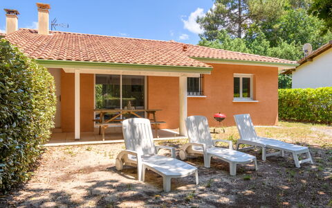 Contis Plage 648: Pianta, Finestra, Costruzione, Cielo, Albero, Porta, Casa, Lotto, Shade, Villetta