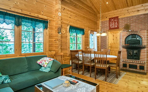 Hirsiniemi: Legna, Villetta, Log Cabin, Foresta, Capannone, Edifici Giardino, Larice, Woodland, Color Legno