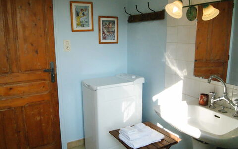 Du Brun: Lavello, Specchio, Rubinetto, Idraulico Fixture, Legna, Interior Design, Bagno, Pavimentazione, Pavimento, Lavandino Del Bagno
