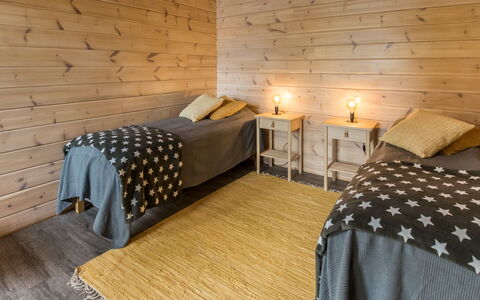 Villa Kurki: Legna, Villetta, Log Cabin, Foresta, Capannone, Edifici Giardino, Larice, Woodland, Color Legno