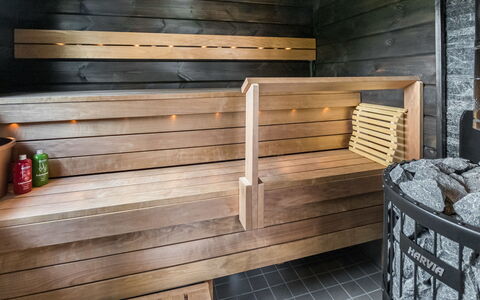 Villa Kurki: Legna, Villetta, Log Cabin, Foresta, Capannone, Edifici Giardino, Larice, Woodland, Color Legno