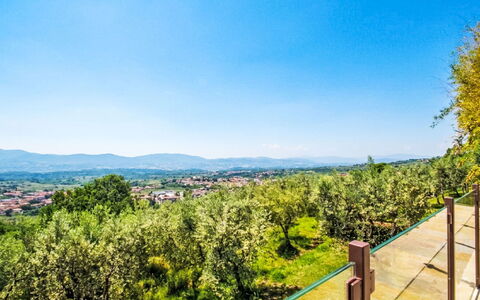 Reggello 867: Blu, Natura, Orizzonte, Paesaggio Naturale, Collina, Paesaggio, Hill Station, Primavera, Mattina, Luce Del Sole