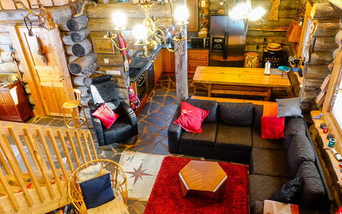 Teeritaivas: Legna, Mobilia, Interior Design, Casa, Soggiorno, Soffitto, Color Legno, Log Cabin, Latifoglie, Villetta