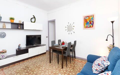 Gracia: Providencia: Camera, Proprietà, Mobilia, Interior Design, Soggiorno, Blu, Immobiliare, Giallo, Costruzione, Casa