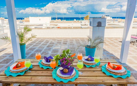 La Terrazza Vista Mare Di Marco: Vacanza, Turchese, Azzurro, Estate, Sabbia, Tavolo, Mare, Camera, Architettura, Interior Design