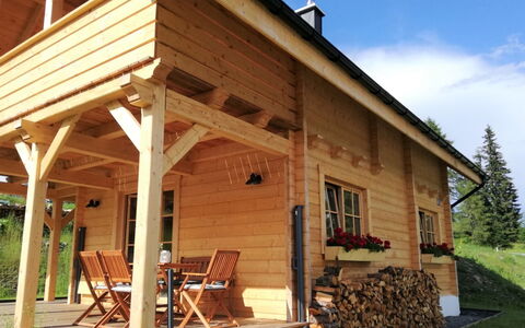 Hütte Gimpel: Costruzione, Log Cabin, Casa, Tetto, Portico, Terrazza, Legname, Legna, Casa, Fascio