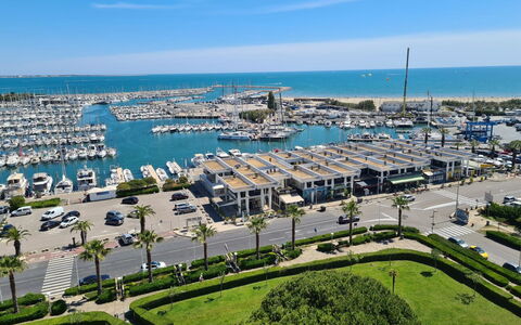 La Rose des Sables: Marina, Barca, Mare, Costiera E Morfologie Oceanic, Visione Globale, Dock, Costa, Moto D'Acqua, Porta, Porto