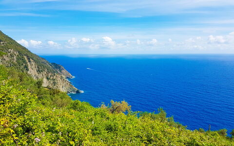 Dai Fiorentini - Apartment In Levanto: Cielo, Costa, Mare, Vegetazione, Blu, Promontorio, Costiera E Morfologie Oceanic, Paesaggio Naturale, Oceano, Promontorio