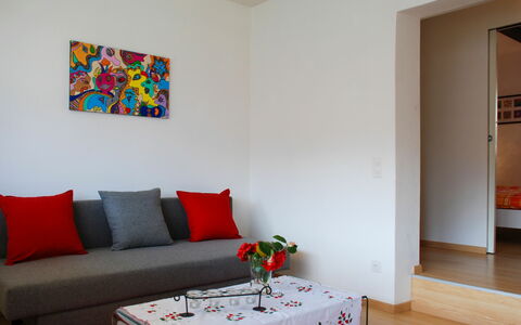 Ca' Dal Pio: Camera, Mobilia, Soggiorno, Interior Design, Parete, Rosso, Proprietà, Tavolo, Divano, Pavimento