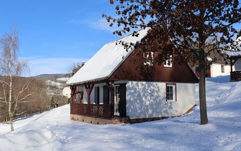 Holiday Hill 28: Cielo, Costruzione, Neve, Nube, Albero, Casa, Ramo, Pendenza, Legna, Finestra