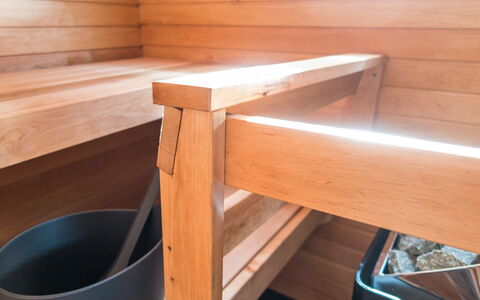 Venuskukkula: Legna, Sauna, Pavimentazione, Color Legno, Latifoglie, Plank, Compensato, Vernice, Pavimento In Legno, Legname