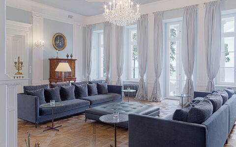Manowce Palace: Mobilia, Interior Design, Pavimentazione, Pavimento, Divano, Soggiorno, Soffitto, Appartamento, Illuminazione, Casa