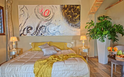 Villa Massimiliano: Camera Da Letto, Letto, Camera, Mobilia, Proprietà, Parete, Interior Design, Telaio Del Letto, Lenzuolo, Bedding