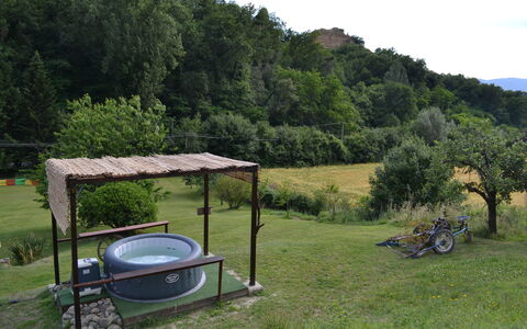 Agriturismo Il Giaggiolo without Pool: Proprietà, Erba, Paesaggio, Lotto, Cortile, Area Rurale, Backyard, Immobiliare, Hill Station, Tempo Libero