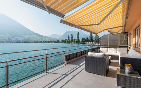 Seestern Direkt am See: Proprietà, Costruzione, Architettura, Immobiliare, Casa, Shade, Tetto, Casa, Appartamento, Balcone