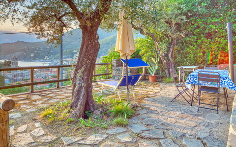 Il Frantoio Del Mesco - Levanto: Woody Impianto, Shade, Tinte E Ombre, Mobili Da Esterno, Tronco, Tenda, Giardino, Cobblestone, Home Scherma, Struttura Esterna