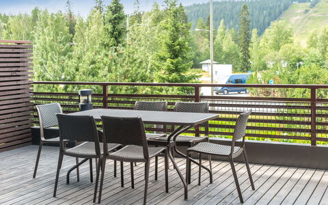Tahko Spa Suites Orange B 1: Legna, Villetta, Color Legno, Latifoglie, Log Cabin, Plank, Soffitto, Materiali Naturali, Legname, Edifici Giardino