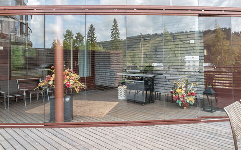 Tahko Spa Suites Orange B 1: Legna, Villetta, Color Legno, Latifoglie, Log Cabin, Plank, Soffitto, Materiali Naturali, Legname, Edifici Giardino