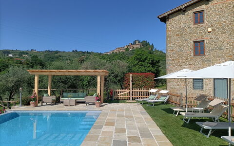 Villa Claudia: Acqua, Proprietà, Cielo, Pianta, Costruzione, Finestra, Shade, Piscina, Erba, Tempo Libero