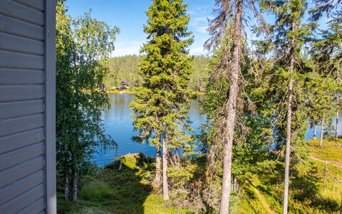 Rukatonttu D 15: Blu, Verde, Albero, Paesaggio Naturale, Paesaggio, Banca, Lago, Foresta, Larice, Serbatoio