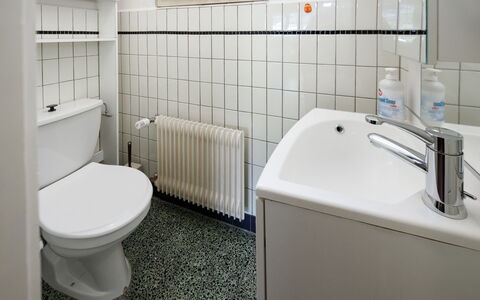 Les Diablerets 600: Bagno, Idraulico Fixture, Lavandino Del Bagno, Lavello, Pavimentazione, Gabinetto, Toilet Seat, Pavimento, Interior Design, Rubinetto