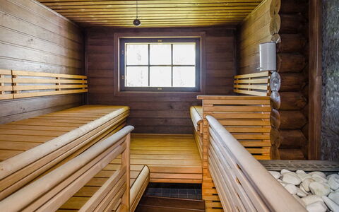 Villa Leinola 2: Legna, Villetta, Log Cabin, Foresta, Capannone, Edifici Giardino, Larice, Woodland, Color Legno