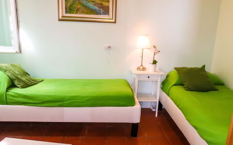 Paradise View: Mobilia, Camera, Verde, Camera Da Letto, Proprietà, Letto, Interior Design, Lenzuolo, Telaio Del Letto, Parete