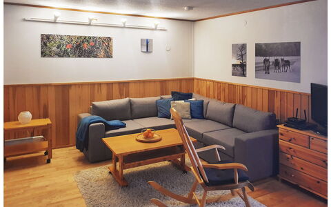 Saariseläntie 8 F 6: Mobilia, Pavimentazione, Interior Design, Divano, Legna, Pavimento, Soggiorno, Pavimento In Legno, Illuminazione, Camera