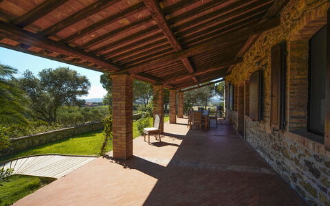 Campo Valerio: Pianta, Proprietà, Shade, Portico, Legna, Albero, Immobiliare, Paesaggio, Tempo Libero, Fascio