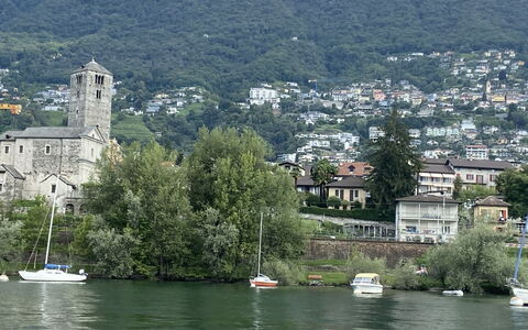 San Quirico: Acqua, Costruzione, Barca, Moto D'Acqua, Lago, Albero, Alveo, Banca, Città, Paesaggio Naturale