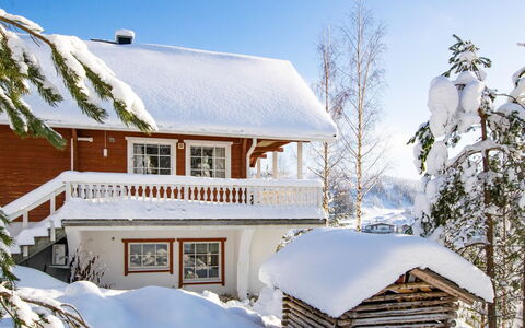 Aurinkoalppi 10B Paritalo: Area Rurale, Hill Station, Villaggio, Catena Montuosa, Valle, Paesino Di Montagna, Alpi, Eco Hotel, Balcone, Hotel