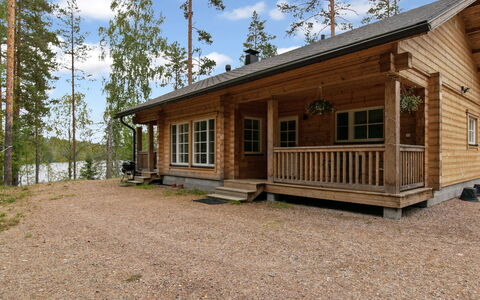 Kaitaranta: Legna, Villetta, Log Cabin, Foresta, Capannone, Edifici Giardino, Larice, Woodland, Color Legno