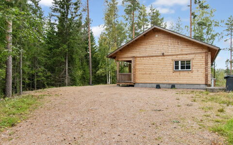 Kaitaranta: Legna, Villetta, Log Cabin, Foresta, Capannone, Edifici Giardino, Larice, Woodland, Color Legno