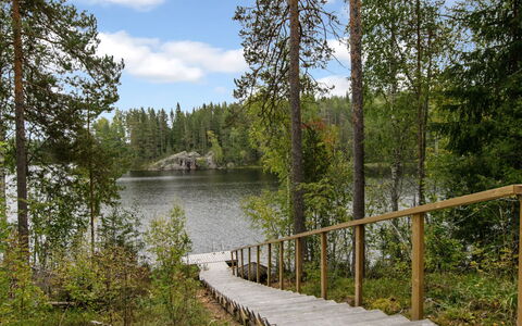 Kaitaranta: Legna, Villetta, Log Cabin, Foresta, Capannone, Edifici Giardino, Larice, Woodland, Color Legno