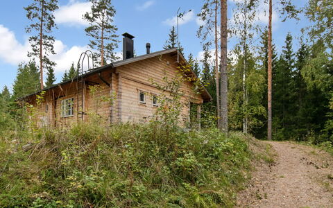 Kaitaranta: Legna, Villetta, Log Cabin, Foresta, Capannone, Edifici Giardino, Larice, Woodland, Color Legno