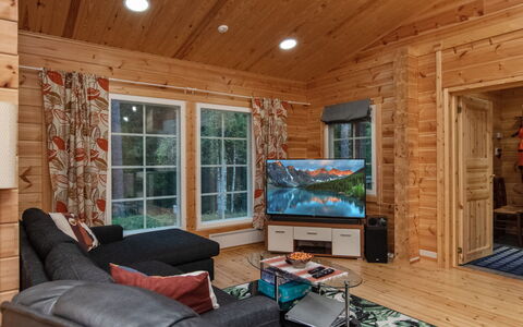 Kaitaranta: Legna, Villetta, Log Cabin, Foresta, Capannone, Edifici Giardino, Larice, Woodland, Color Legno