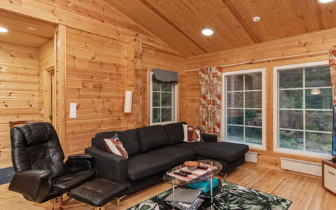 Kaitaranta: Legna, Villetta, Log Cabin, Foresta, Capannone, Edifici Giardino, Larice, Woodland, Color Legno
