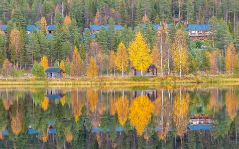 Sallanhelmi C1: Villetta, Casa, Casa, Edifici Giardino, Raccordo, Log Cabin, Agriturismo, Estate, Capannone, Cortile
