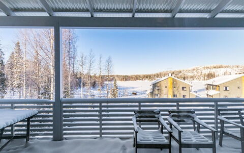 Skivillas 78 Ukkohalla (1): Area Rurale, Hill Station, Villaggio, Catena Montuosa, Valle, Paesino Di Montagna, Alpi, Eco Hotel, Balcone, Hotel
