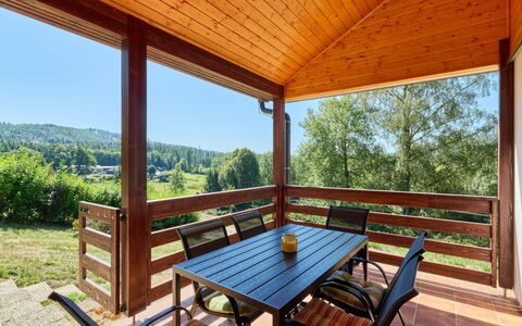 Kyjov U Krásné Lípy: Casa, Villetta, Casa, Tetto, Area Rurale, Log Cabin, Raccordo, Larice, Agriturismo, Estate