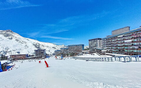 Les Menuires 694: Inverno, Appartamento, Condominio, Neve, Congelamento, Resort Citta ', Geomorfologia Glaciale, Vacanza, Piste