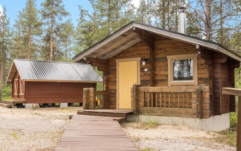 Kätkä: Legna, Villetta, Log Cabin, Foresta, Capannone, Edifici Giardino, Larice, Woodland, Color Legno