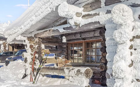 Vilkkuna 20 a: Legna, Villetta, Log Cabin, Foresta, Capannone, Edifici Giardino, Larice, Woodland, Color Legno