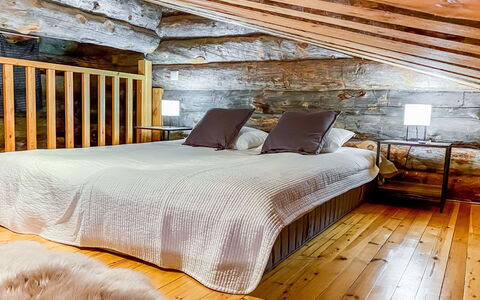 Salmikankaan Kelo D2: Legna, Neve, Villetta, Inverno, Tetto, Casa, Congelamento, Log Cabin, Raccordo, Pendenza