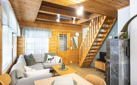 Välitie 4 F 14: Legna, Villetta, Log Cabin, Foresta, Capannone, Edifici Giardino, Larice, Woodland, Color Legno