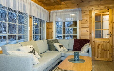 Välitie 4 F 14: Legna, Villetta, Log Cabin, Foresta, Capannone, Edifici Giardino, Larice, Woodland, Color Legno