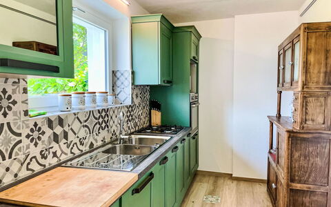 Giò: Cabinetry, Lavandino Della Cucina, Controsoffitto, Lavello, Rubinetto, Azzurro, Cucina, Interior Design, Legna, Cucina Stufa