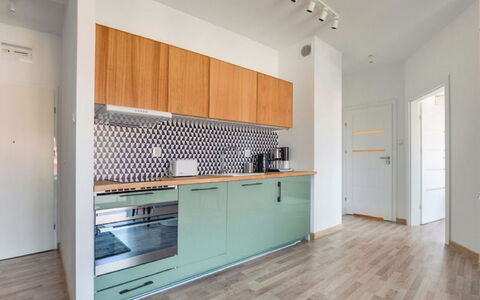 Grzybowo Seaside: Cabinetry, Controsoffitto, Rubinetto, Costruzione, Cucina, Legna, Idraulico Fixture, Interior Design, Pavimentazione, Pavimento